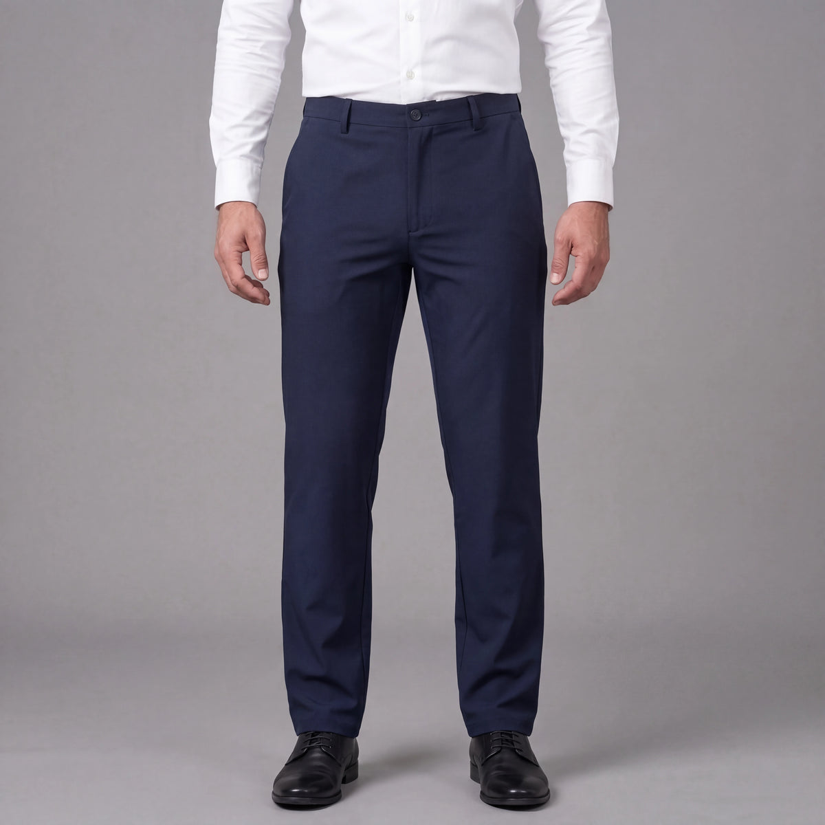 Pantalón de Vestir Stretch Plisado