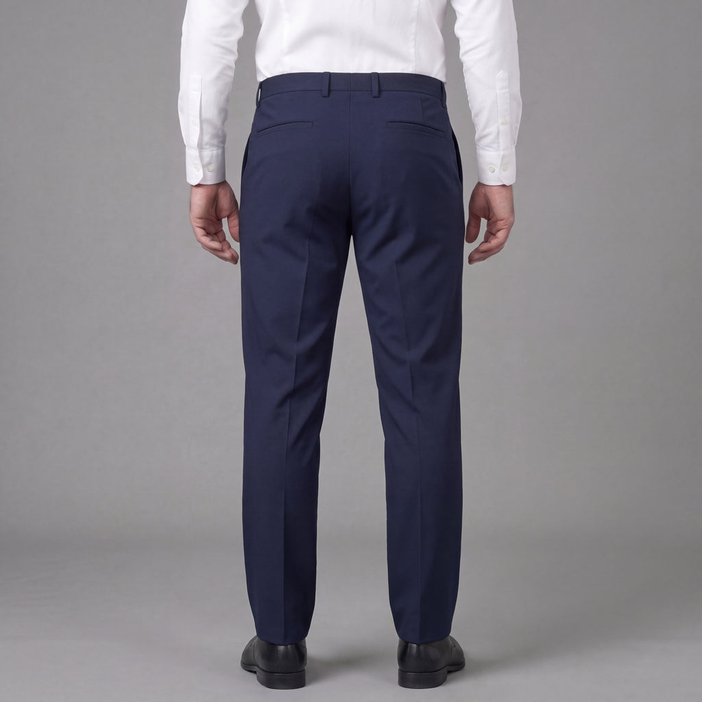 Pantalón de Vestir Stretch Plisado