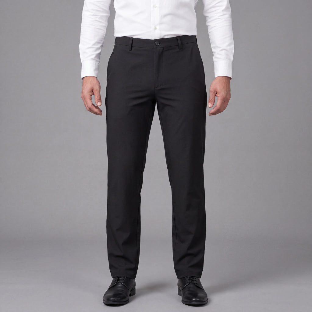 Pantalón de Vestir Stretch Plisado